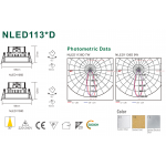 Светодиодный потолочный cветильник NVC NLED1138D 9W 3000K