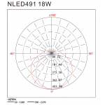 Світлодіодний рейковий світильник NLED491 18W 6000K