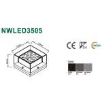 Настінний світлодіодним світильник NVC NWLED3505 3W 3000K