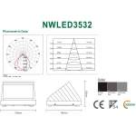 Настенный светодиодной светильник NVC NWLED3532 3W 3000K