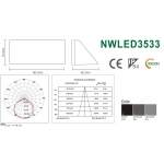 Настенный светодиодной светильник NVC NWLED3533 5W 3000K